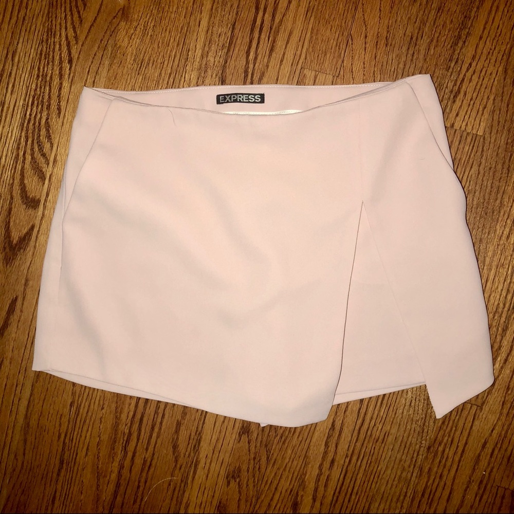 Express Light Pink Envelope Skort